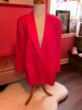 Nordstrom Pink Magenta Blazer Jacket Medium